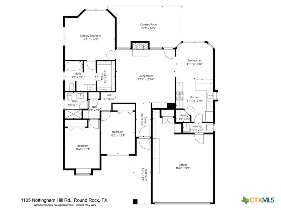 1105 Nottingham Hill Road, Round Rock, TX 78664 - #3