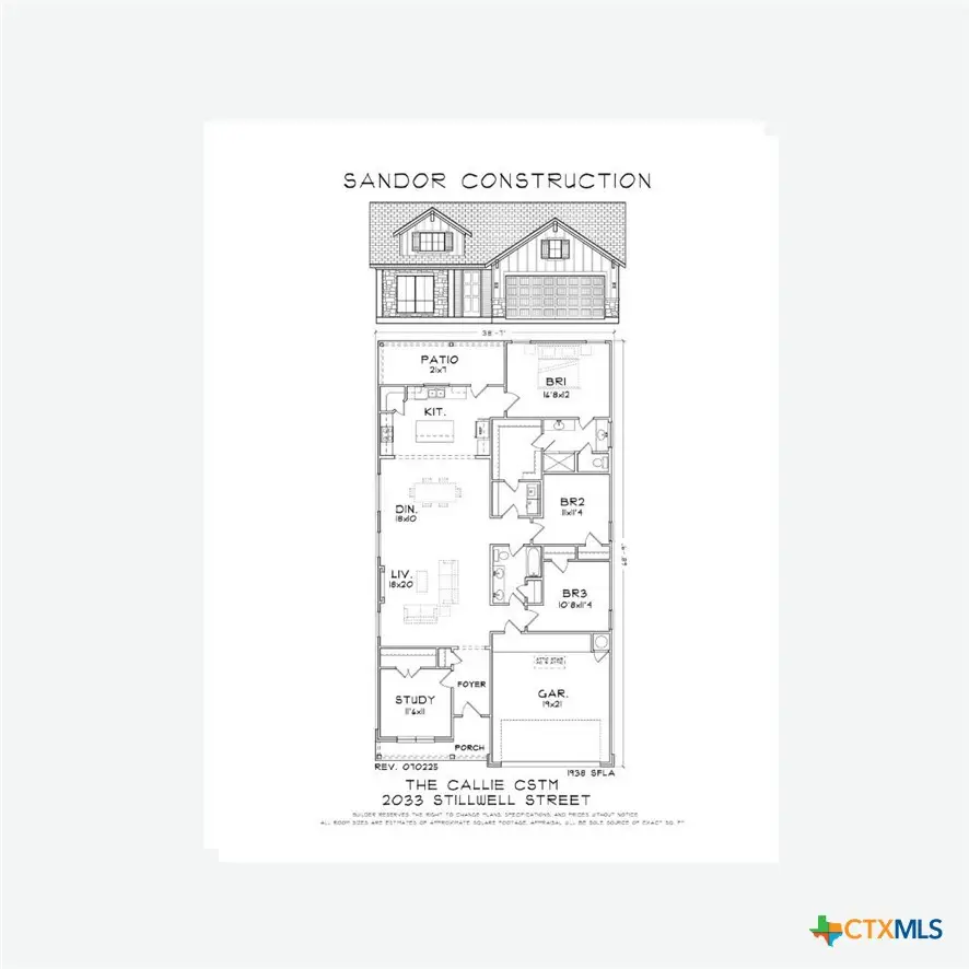 2033 Stillwell Street, Nolanville, TX 76559 - #3