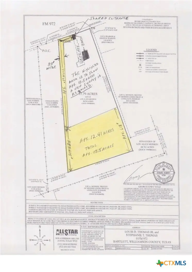 TBD 000 Fm 972, Bartlett, TX 76530 - #2