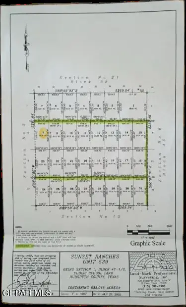 47 1/2 SEC 1 Psl Sun. Rches #539 Lot 8, Sierra Blanca, TX 79851 - Image #2