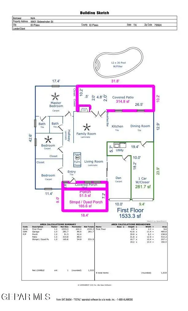 9901 Sidewinder Street, El Paso, TX 79924 - Image #3