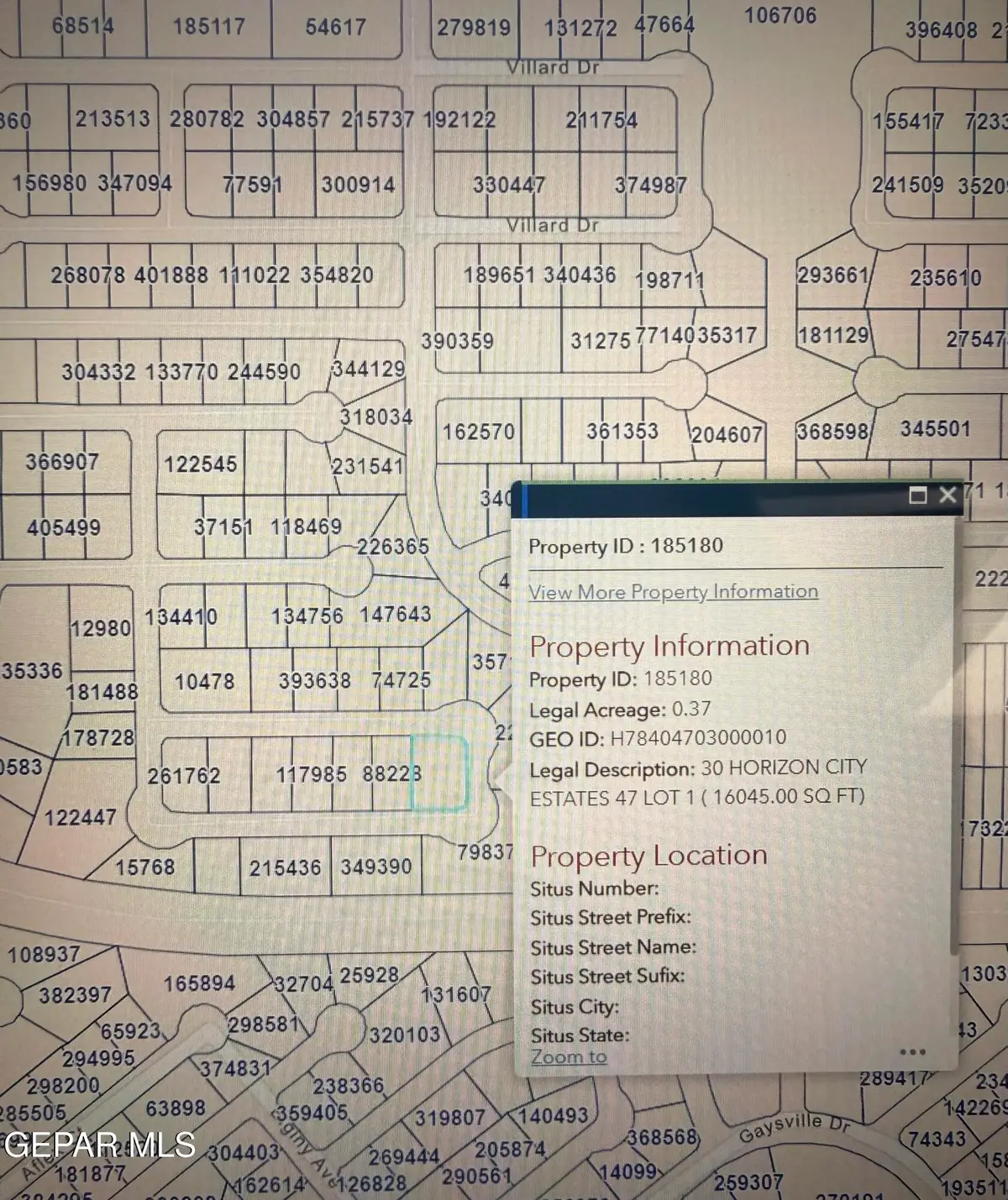 PN-185180 Husum Drive, El Paso, TX 79938 - #1