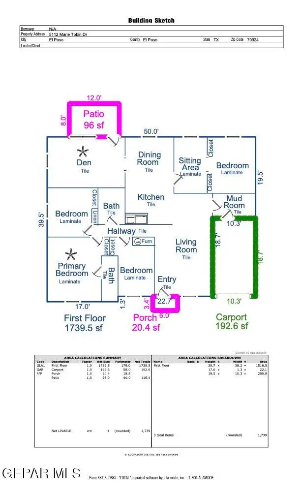 5112 Marie Tobin Drive, El Paso, TX 79924 - #3