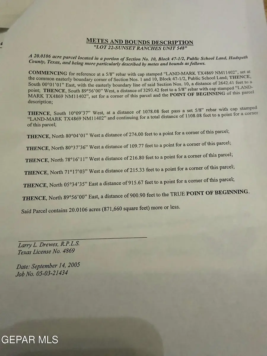 PN-67759 471/2 Sec 10psl Sunset Ranches, Sierra Blanca, TX 79851 - #2