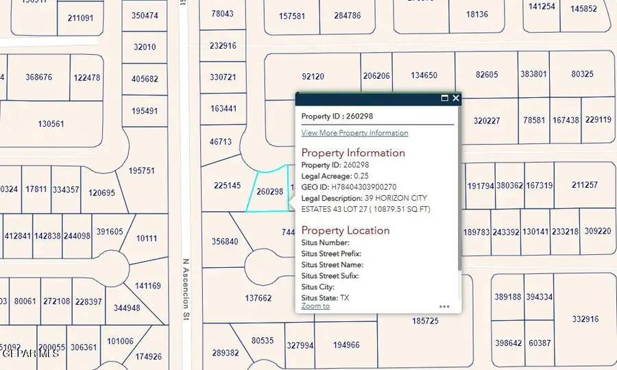 PN-260298 39 Horizon City Estates Lot 27, Horizon City, TX 79928 - #2