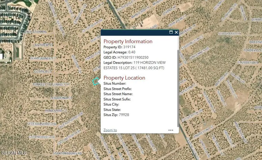 119 Horizon View Estates 15 Lot 25, Horizon City, TX 79928 - #2