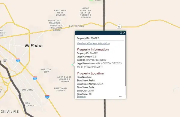 PN-266022 434 Horizon City #57 3-6, Horizon City, TX 79928
