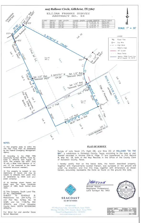 1027, LOT 8 Rollover Circle, Gilchrist, TX 77617 - Image #2