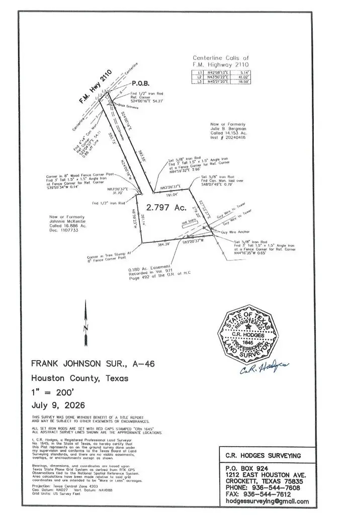 2.797 ACRES Fm 2110, Crockett, TX 75835 - #2
