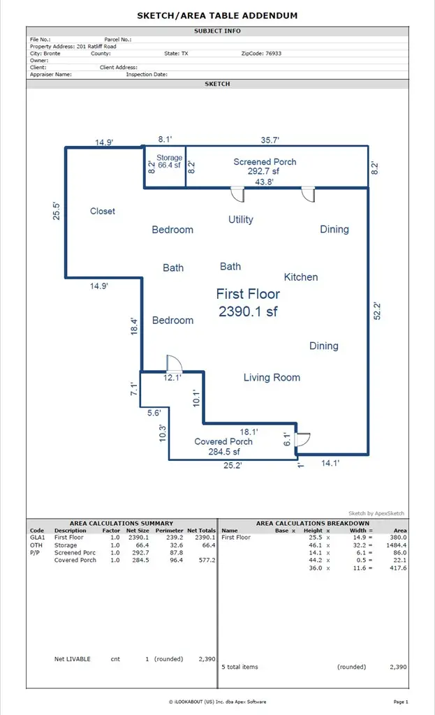 201 Ratliff Rd, Bronte, TX 76933 - Image #2