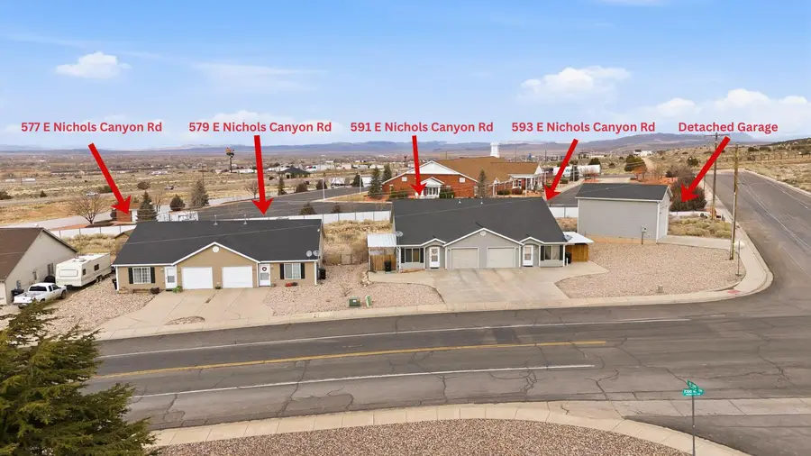 577-593 E Nichols Canyon Rd #577-579 & 591-593 + RV Garage, Cedar City, UT 84721 - #2