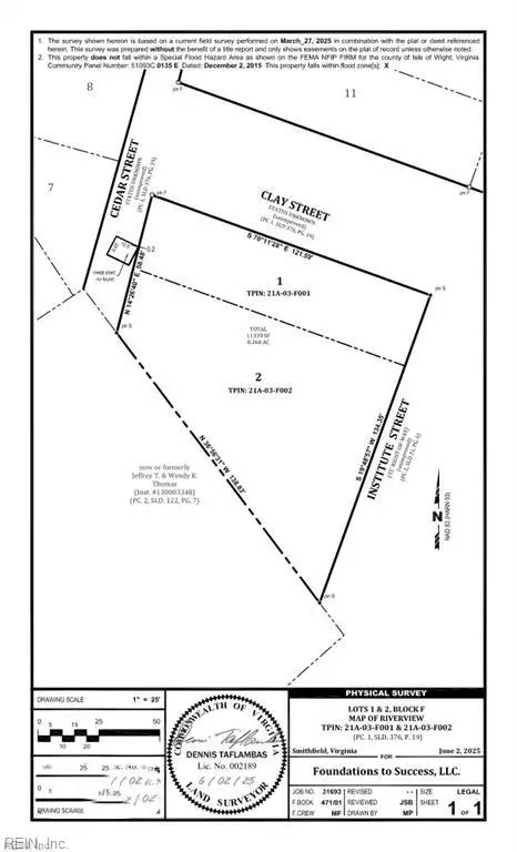 Lt 1 Clay Street, Smithfield, VA 23430 - Image #1