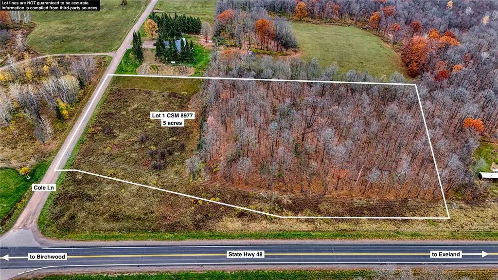 Lot 1 CSM 8977 (5 acres) State Hwy 48, Exeland, WI 54835 - #1