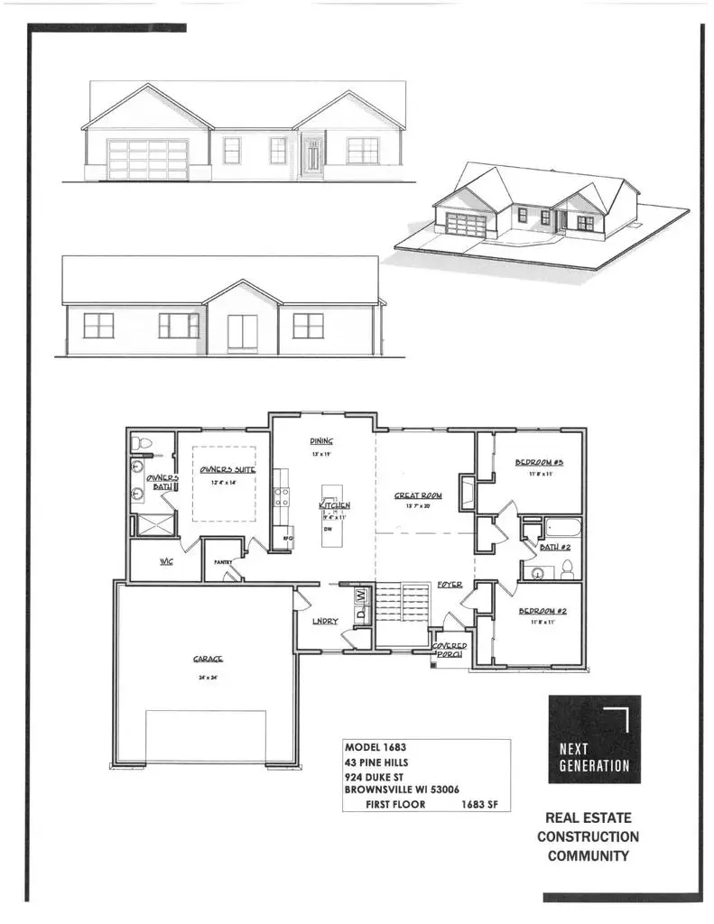 924 Duke STREET, Brownsville, WI 53006 - Image #1