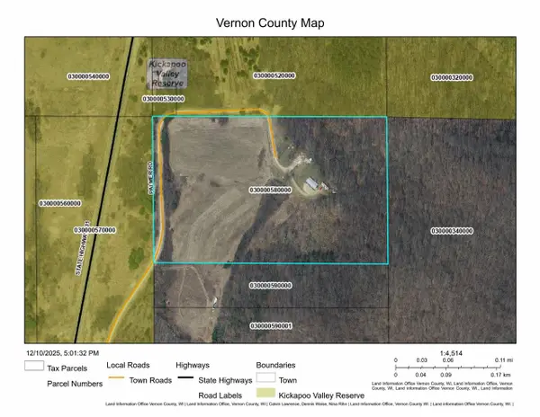 0 PALMER ROAD, La Farge, WI 54639