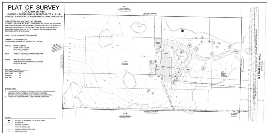 8675 N RANGE LINE ROAD, River Hills, WI 53217 - #3