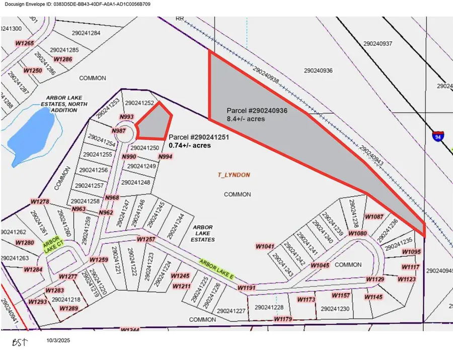 9.15 Acres Arbor Lake S, Lyndon Station, WI 53944 - Image #2