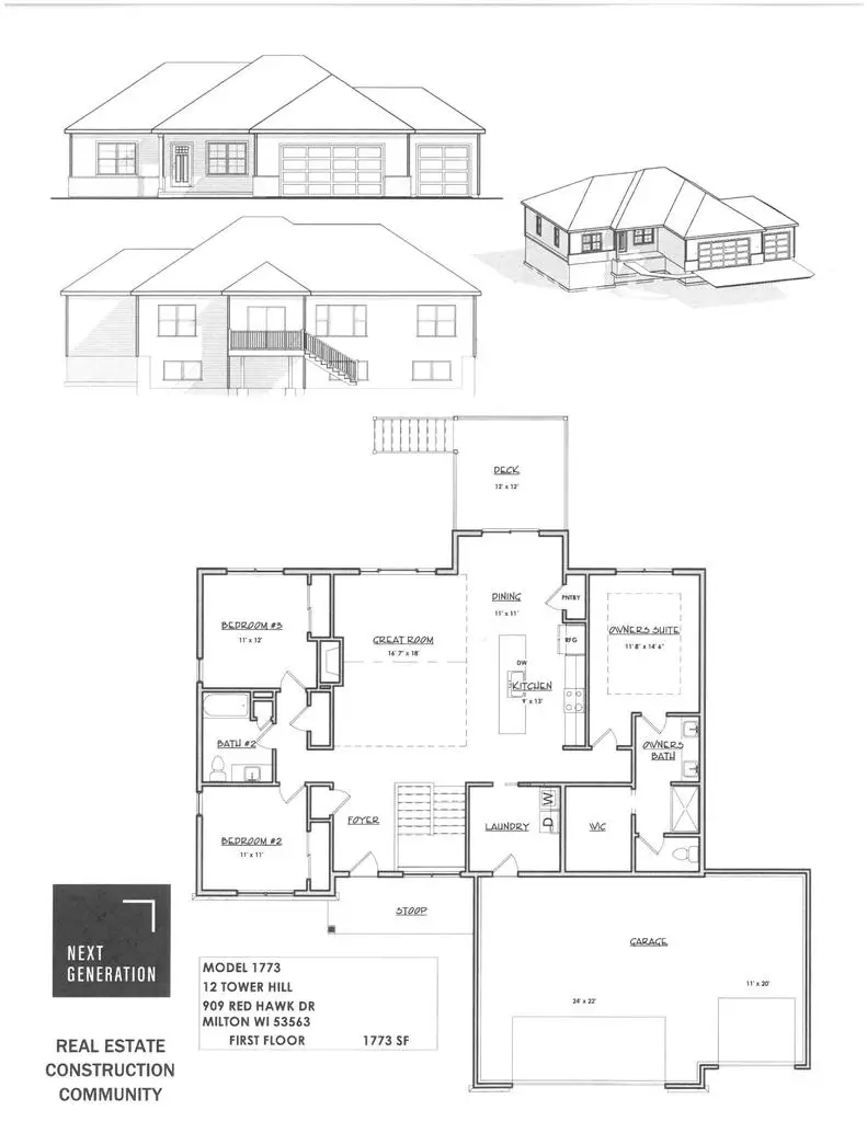 909 Red Hawk Drive, Milton, WI 53563 - Image #1