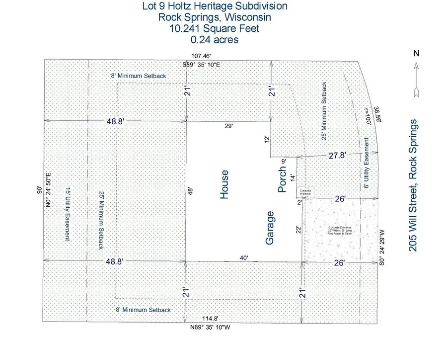 205 Will Street, Rock Springs, WI 53961 - #3