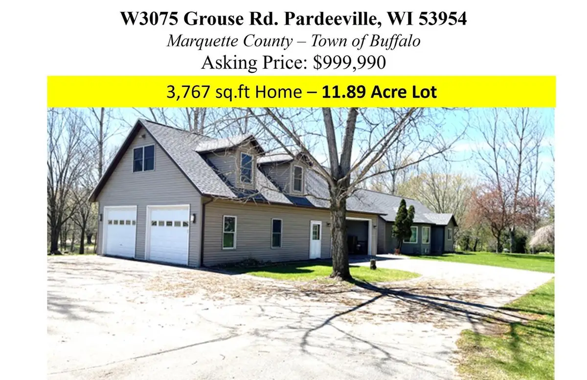 W3075 Grouse Road, Pardeeville, WI 53954 - #1