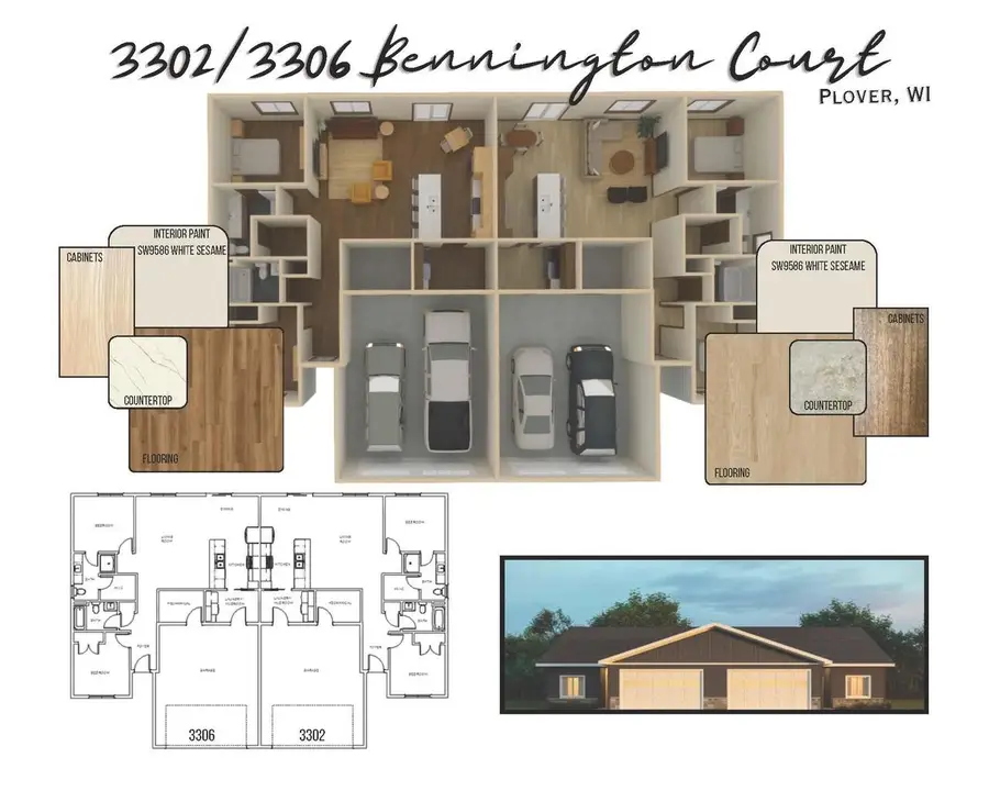 3302 BENNINGTON COURT, Plover, WI 54467 - #2