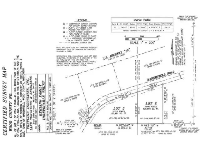 Lot 6 MARSHFIELD ROAD, Marshfield, WI 54449 - #2