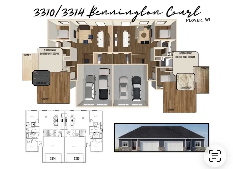 3314 BENNINGTON COURT, Plover, WI 54467 - #3