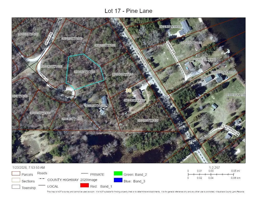 PINE LANE, Wild Rose, WI 54984 - #1