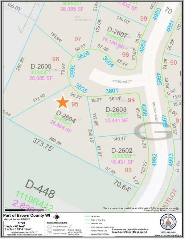 3635 KEYSTONE COURT, De Pere, WI 54115