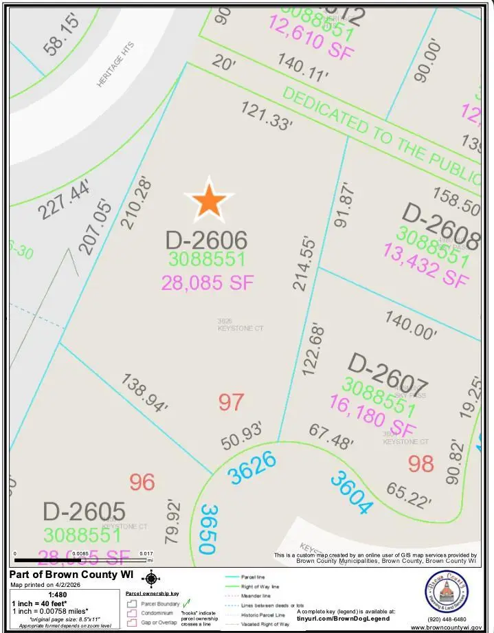 3626 KEYSTONE COURT, De Pere, WI 54115 - #1