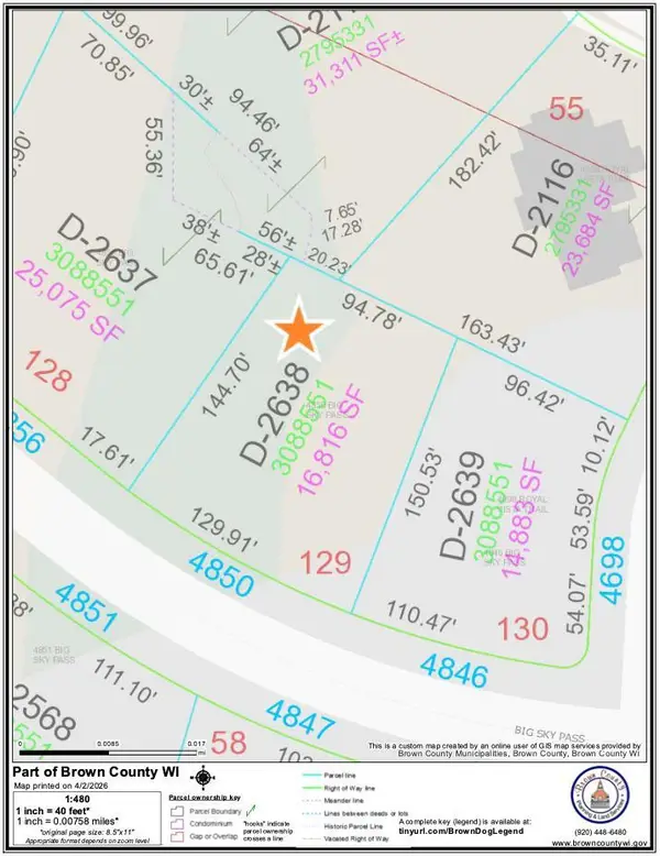 4850 BIG SKY, De Pere, WI 54115