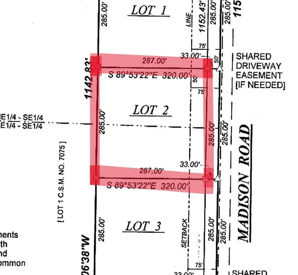 MADISON ROAD, Mayville, WI 53050