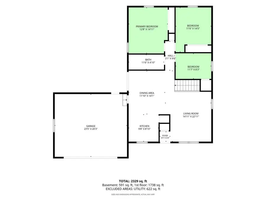 1136 MISTLETOE LANE, Winneconne, WI 54986 - #3