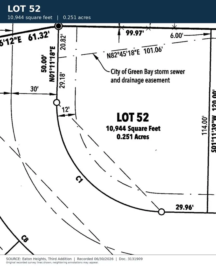 MENDOTA DRIVE, Green Bay, WI 54311 - #1