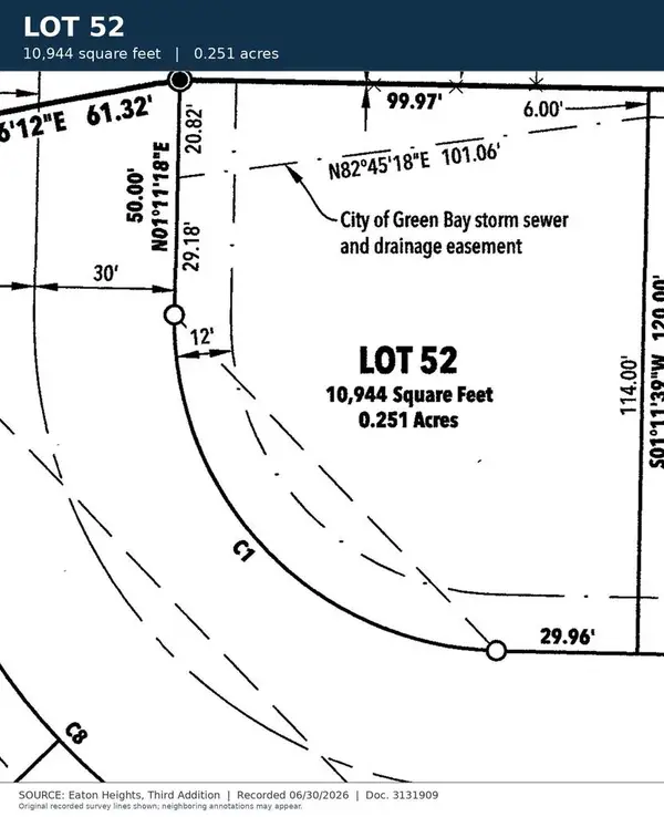 MENDOTA DRIVE, Green Bay, WI 54311