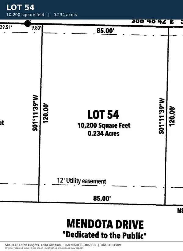 MENDOTA DRIVE, Green Bay, WI 54311