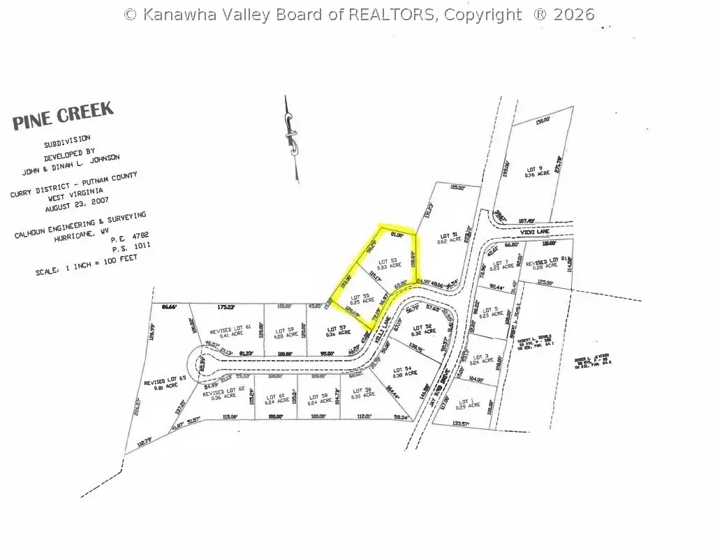 Lot 53/55 Pine Creek, Hurricane, WV 25526 - #1